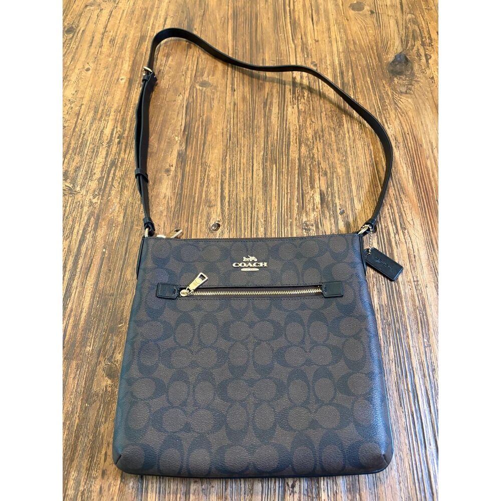 Coach Rowan File Bag in Signature Canvas (Style Number: C1554)